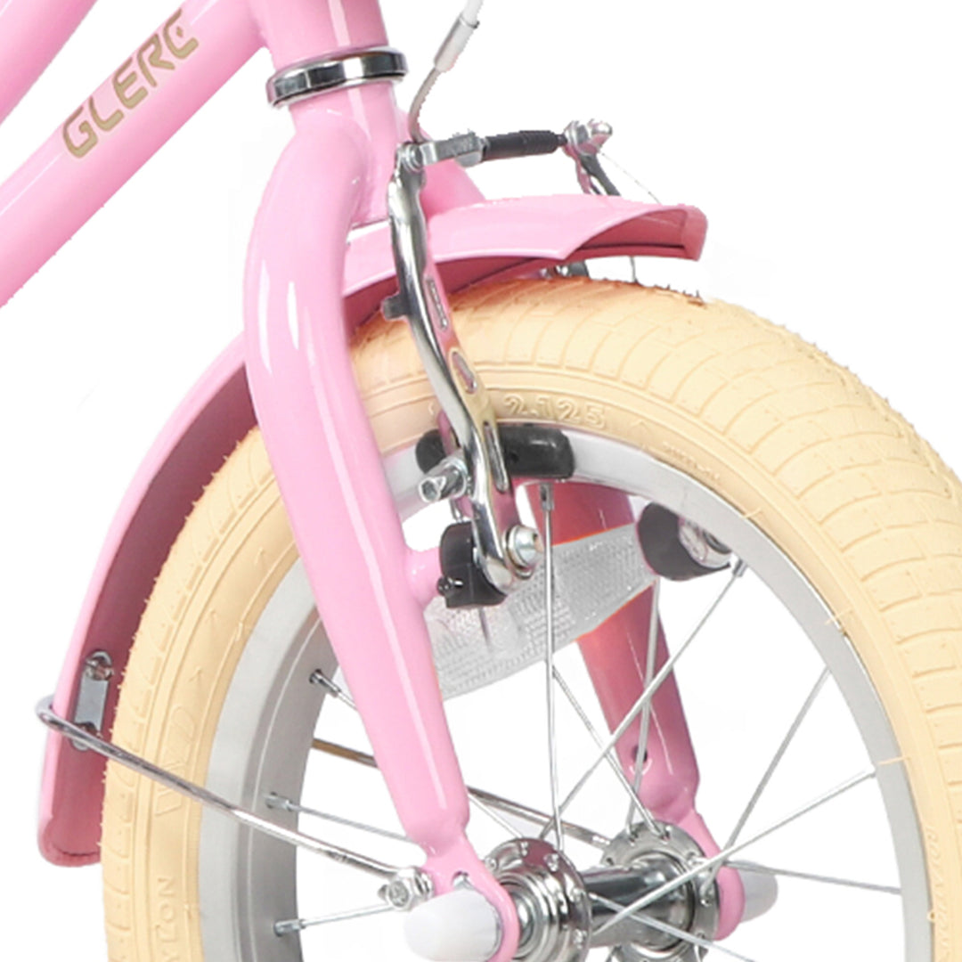 Bicicletta Bici Bambina 16 Pollici Fashion Star Con Rotelle. Biciclette Per Bambini Con Cestino E Seggiolino