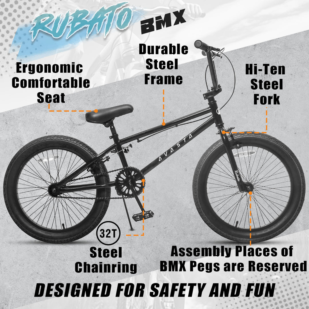 2 Leve Freno Bici Nere – Universali Per BMX, Bici Bambini, Donna E Pieghevoli – Leggere In Acciaio/ABS, MITSTOCKS - Foto 4