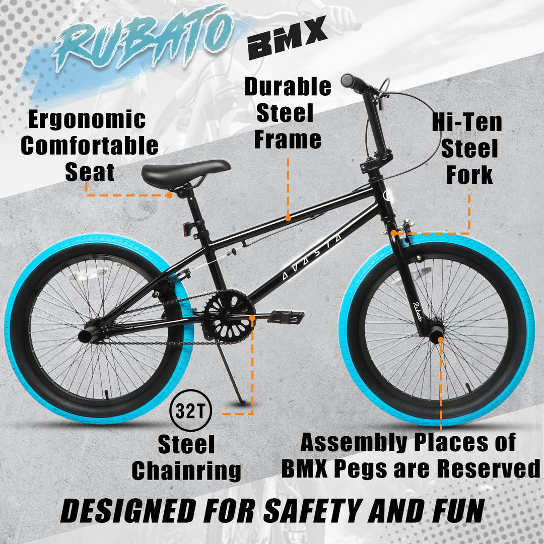 kinderfahrrad bmx 20 zoll 20 Zoll Freestyle BMX Kinderfahrrad – GLERC BIKES EU