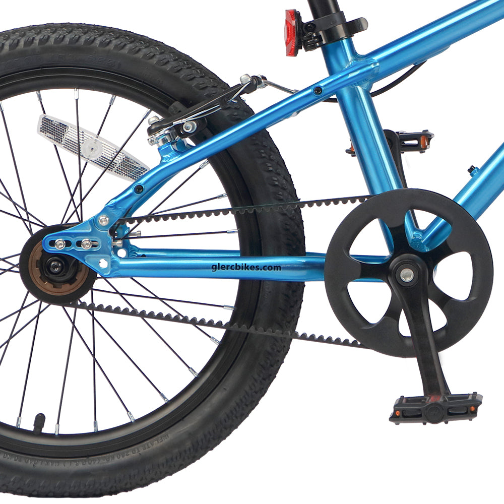 Glerc Vélo enfant léger à courroie 18" - Nova