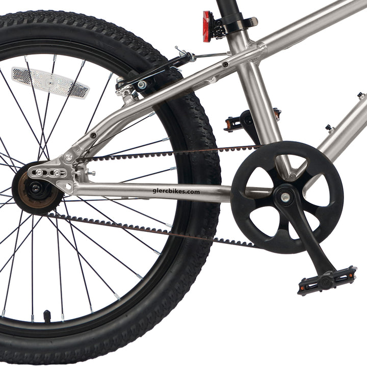 Glerc 20" Bicicletta Leggera per Bambini con Trasmissione a Cinghia - Nova