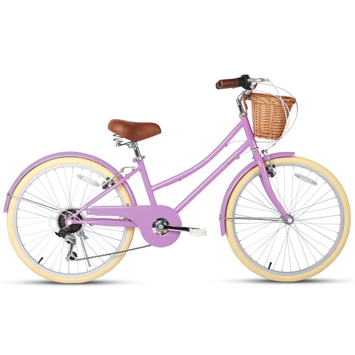 Glerc 24 Zoll Hybridfahrrad-Mädchen
