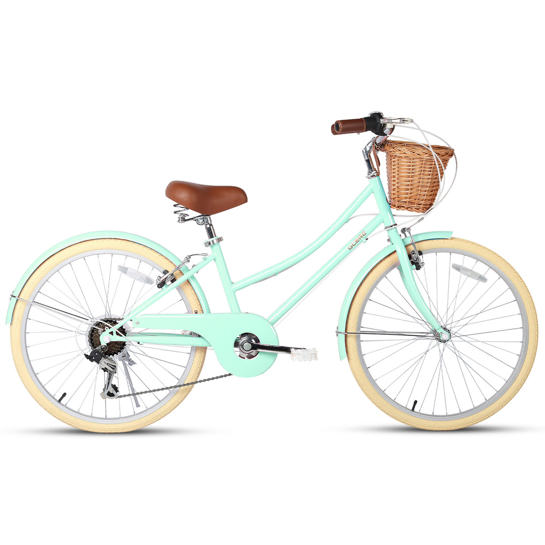 hera fahrrad 24 zoll Glerc Mädchen Speed Hybrid Fahrrad