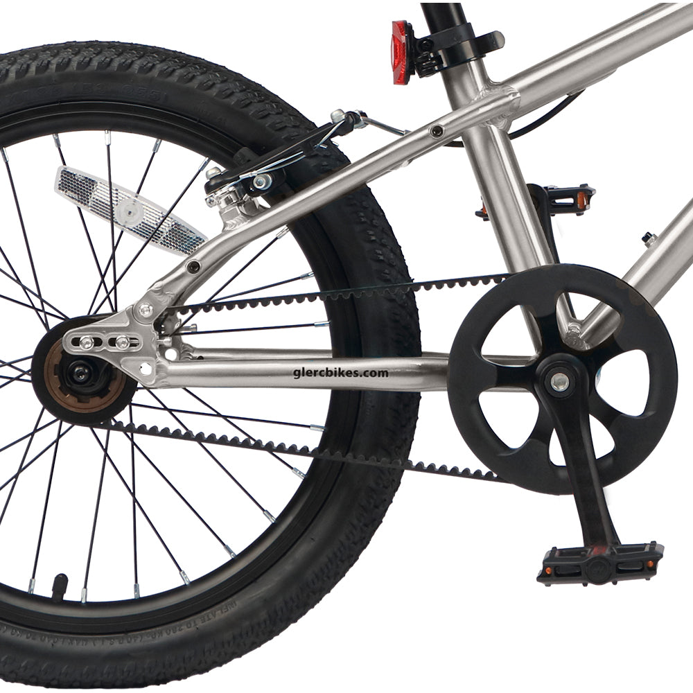 Glerc Vélo enfant léger à courroie 18" - Nova
