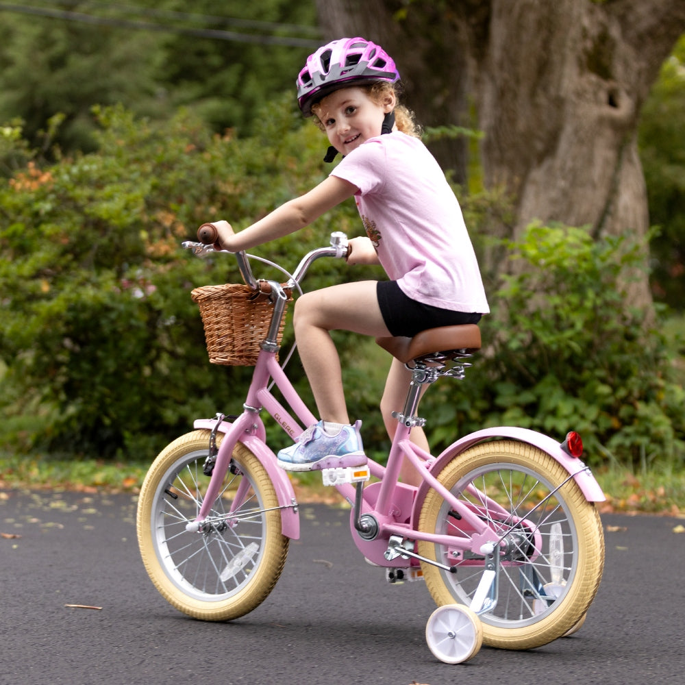 kinderfahrrad retro 16 zoll 16 Zoll Mädchen Vintage Fahrrad | mit Stützrädern