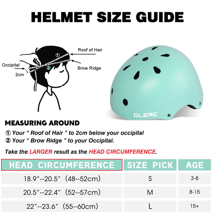 Casco de bicicleta para niños Glerc