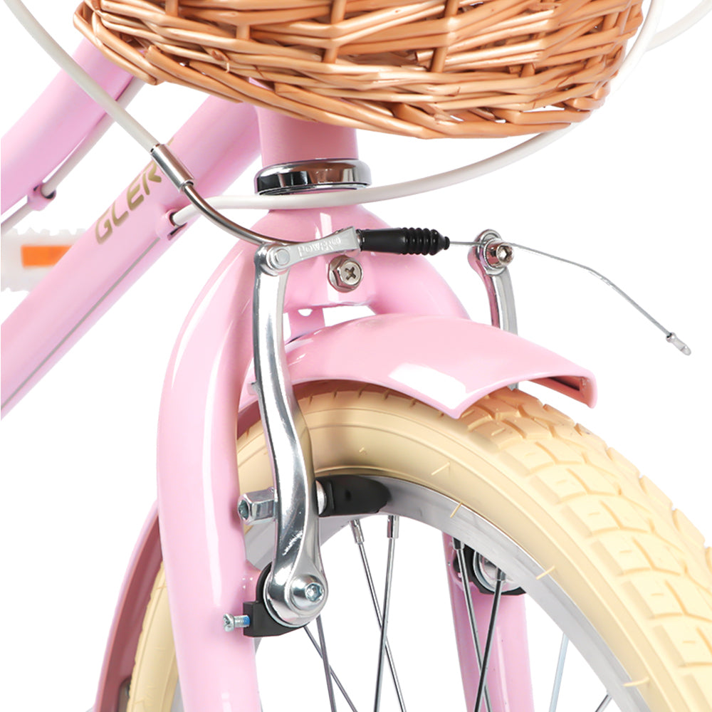 rosa damenfahrrad mit korb Glerc 26 Zoll Hybridfahrrad-Mädchen