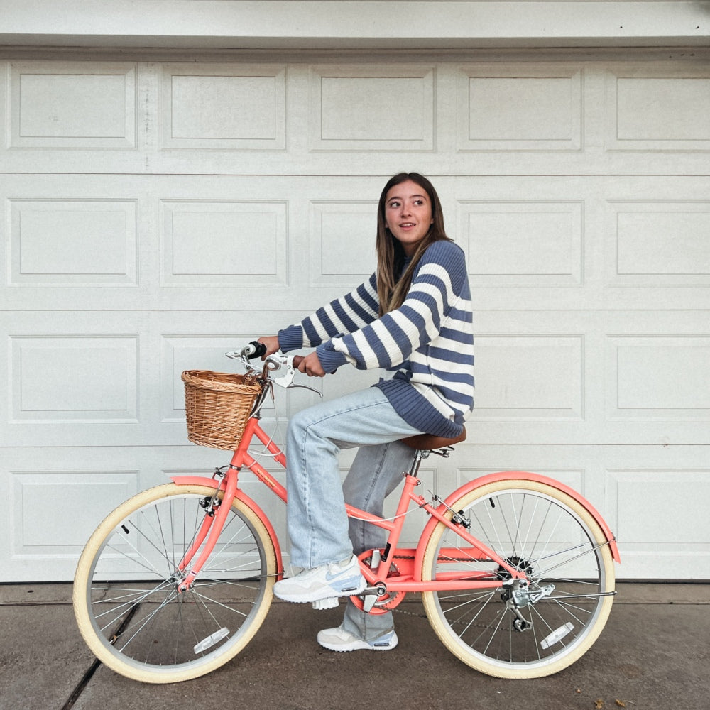 cruiser fahrrad mit korb Glerc Mädchen Speed Hybrid Fahrrad