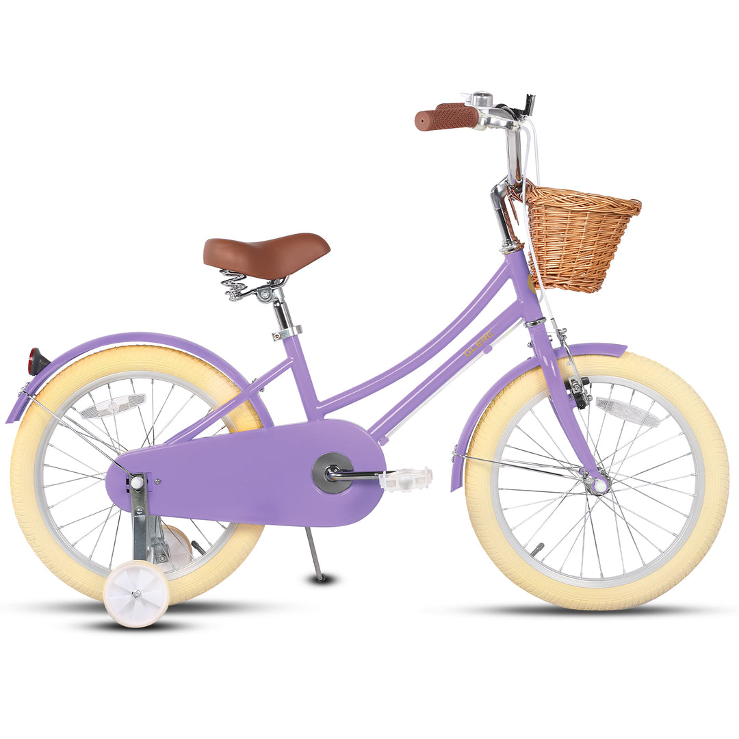 kinderfahrrad 18 zoll mit rücktrittbremse Glerc 18 Zoll Mädchenfahrrad mit Rücktrittbremse