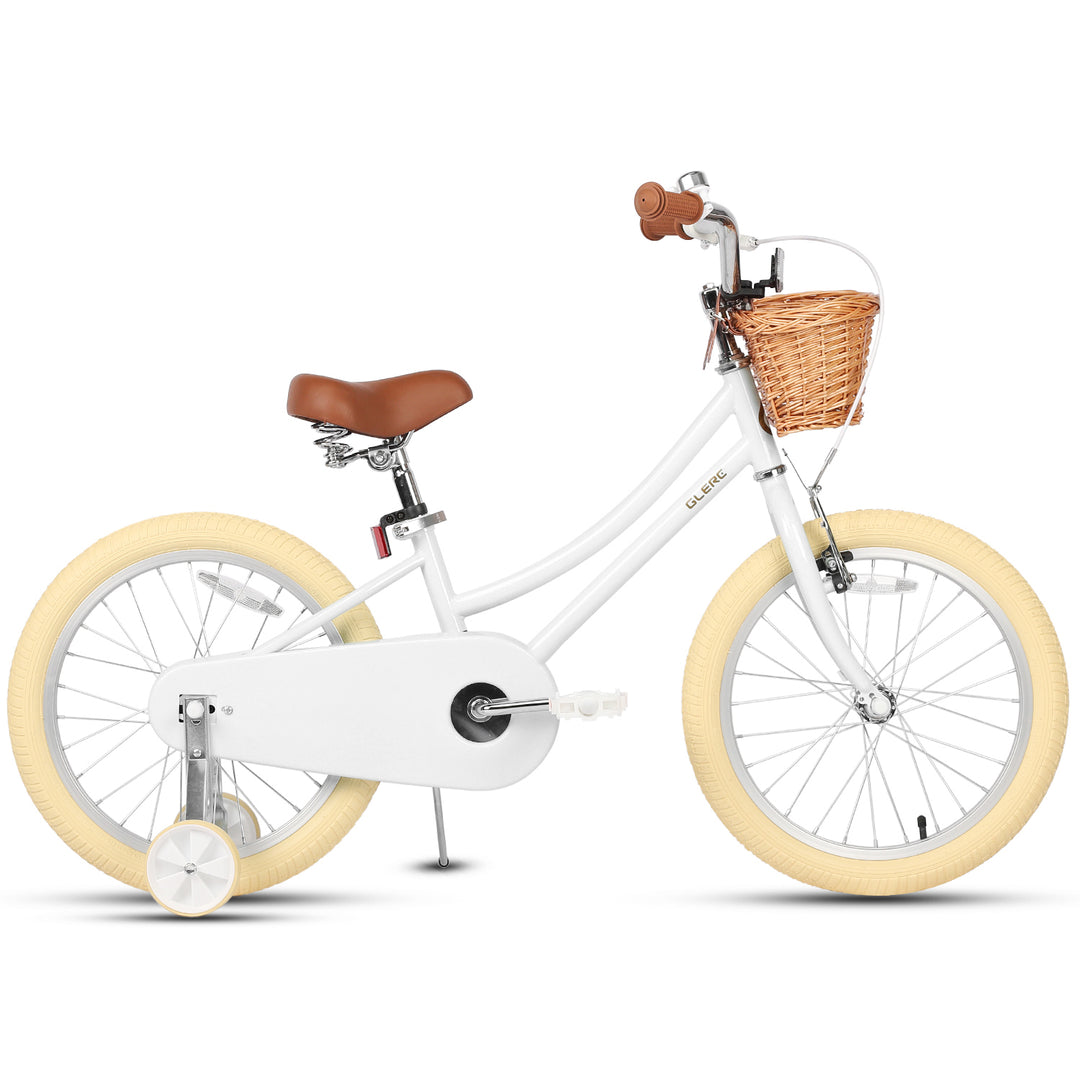 Glerc 18 Zoll Mädchenfahrrad für 5 - 8 Jahre alt