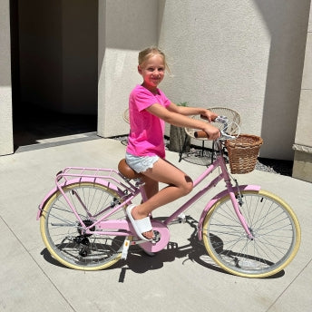 Glerc 24 Zoll Hybridfahrrad-Mädchen